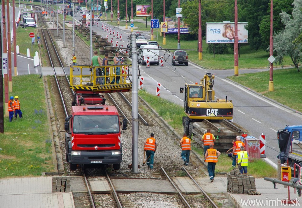 modernizácia karloveskej radiály sa naplno rozbehla